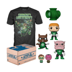 FUNKO POP F DC GREEN LANTER  COLLECTOR BOX L