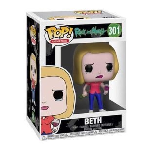 FUNKO POP F301 BETH  RICK AND MORTY