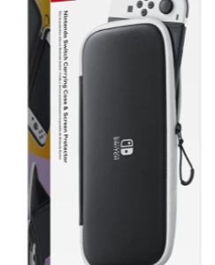 BOLSO ORIG SWITCH OLED NEGRO/BLANCO + LAMINA PROTECTORA