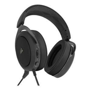 CORSAIR Gaming HS60 PRO SURROUND Auricular tamaño completo cableado USB, conector de 3,5