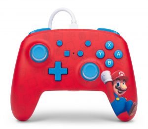 CONTROL SWITCH ORIG ALAMBRICO PWA-A-02581 WOO HOO MARIO Control Nintendo Switch Mario Woo hoo