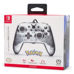 CONTROL ALAMBRICO NINTENDO SWITCH PIKACHU SILVER PWA-A-02769