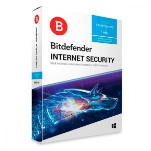 LICENCIA ANTIVIRUS BITDEFENDER INTERNET SECURITY 1+1 PC
1 AÑO-REGALIA