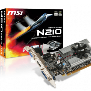TARJETA DE VIDEO MSI GT210/1GR3 N210-MD1G/D3