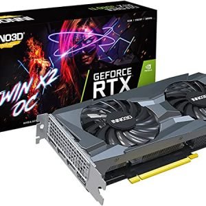 TARJETA DE VIDEO INNOVISION GEFORCE RTX3060 TI TWIN X2
OC LHR 8GB DDR6 N306T2-08D6X-119032DH