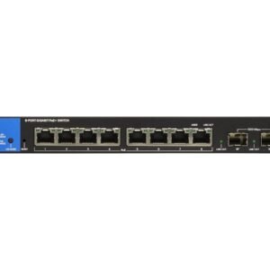 Linksys LGS310MPC Conmutador inteligente 8 x 10/100/1000 (PoE+) + 2 x Gigabit SFP sobremesa