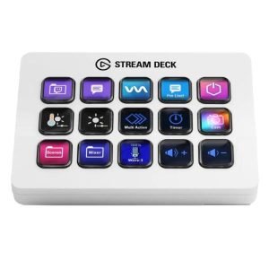 Teclado Streaming Elgato MK2 Membrana USB Blanco 10GBA9911: La Herramienta de Streaming que Necesitas