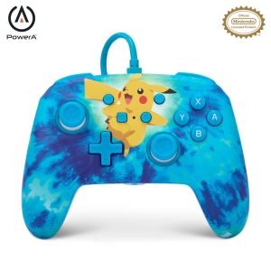 Control Switch Alámbrico PWA-A-03901 Tie Dye Pikachu: Tu Compañero Ideal para la Nintendo Switch
