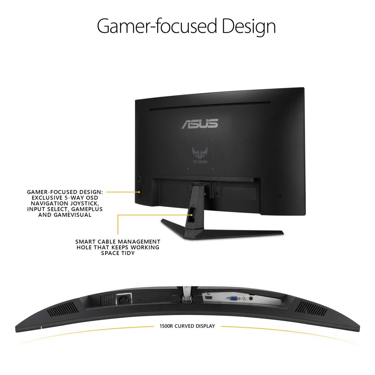 ASUS VG328H1B VA 1920×1080 165HZ 1MS HDMI DP CURVO NEGRO FREESYNC