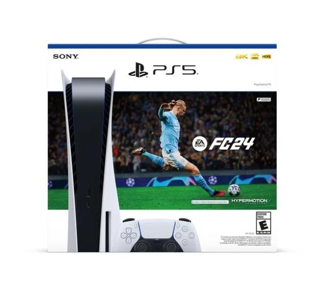 Consola PS5 Disco FC 24 Bundle – Vive el Fútbol como Nunca Antes
