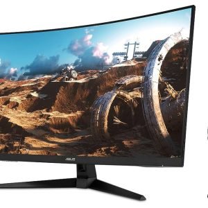 Monitor ASUS VG328H1B Curvo de 32" para Gaming, Full HD, 165 Hz y FreeSync Premium