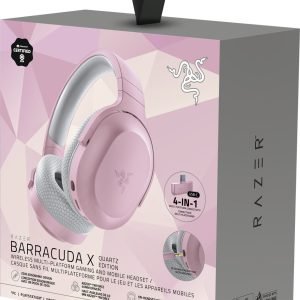 Razer Barracuda X Quartz Pink RZ04-03800300-R3U1: Auriculares Inalámbricos Versátiles y Elegantes