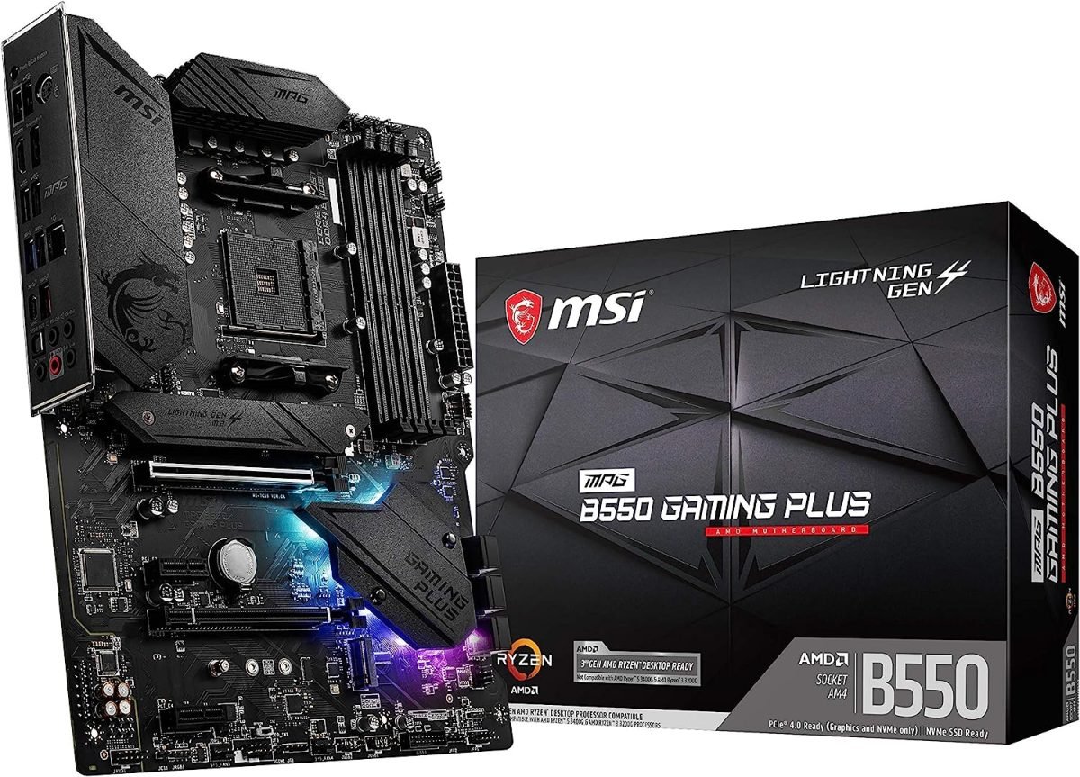tarjeta madre MSI b550 gam,ing plus