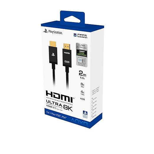 Cable HDMI de Alta Velocidad ULTRA 8K PS5 HORI SPF-014U – Mejor