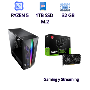 PC Gamer ViperX 5600X | Ryzen 5 5600X | RTX 4060 | 32GB RAM | 1TB SSD