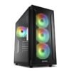 CASE GAMING RGB SHARKOON TG6M MID TOWER VENTILADORES 4 DE 12