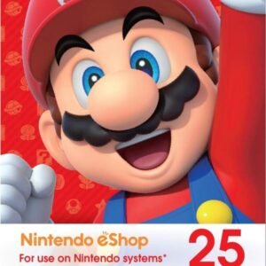 TARJETA NINTENDO ESHOP $25 DOLARES