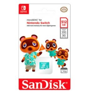 MICROSD SANDISK ANIMAL CROSSING EDITION 512GB ORIG