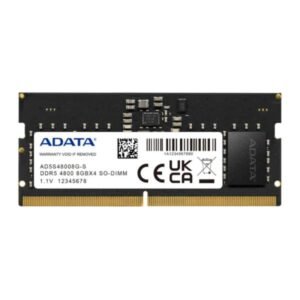 MEMORIA RAM PARA LAPTOP 8GB ADATA AD5S48008G-S DDR5 4800MHZ