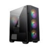 CASE RGB MSI MAG FORGE M100A MINI TOWER VENTILADORES 4 DE 12