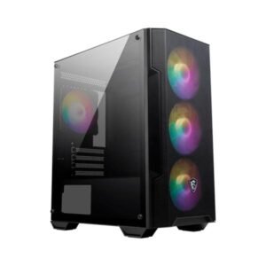 CASE RGB MSI MAG FORGE M100A MINI TOWER VENTILADORES 4 DE 12