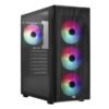 CASE GAMING RGB AEROCOOL DESIGNER-G-BK-V2 VENTILADORES 4 DE