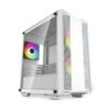 CASE GAMING DEEPCOOL CC360 ARGB WH MINI TOWER VENTILADORES 3