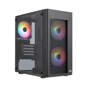 CASE GAMING RGB AEROCOOL HEXFORM G-BK-V2 MINI TOWER VENTILAD