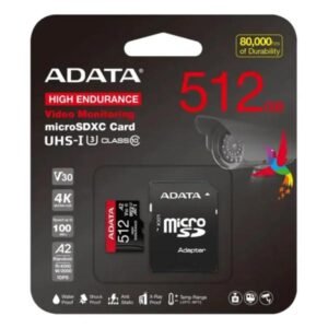 MEMORIA MICRO SDXC 512GB ADATA HIGH ENDURANCE CLASE 10 100 M