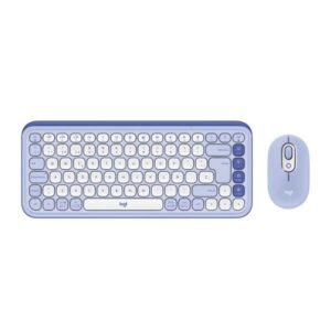 TECLADO Y MOUSE LOGITECH POP ICON COMBO INALÁMBRICO BLUETOOT