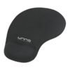 MOUSE PAD UNNO TEKNO MP6001BK 19X23CM MICROFIBRA ERGONÓMICO