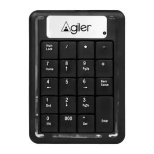 TECLADO NUMÉRICO AGILER MEMBRANA ALÁMBRICO INGLÉS AGI-9823 N