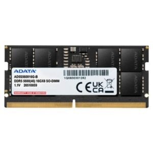 MEMORIA RAM PARA LAPTOP 16GB ADATA AD5S560016G-S DDR5 5600MH