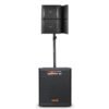 PARLANTE MOONKI MS-HF10000 900W ALAMBRICO CON SUBWOOFER NEGR