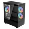 CASE RGB AEROCOOL VIEWPORT MINI-G-BK-V2 MINI TOWER VENTILADO