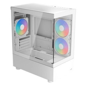 CASE RGB AEROCOOL VIEWPORT MINI-G-WT-V2 MINI TOWER VENTILADO