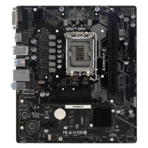 TARJETA MADRE BIOSTAR H610MHD D5 LGA1700 MICRO ATX DDR5 NEGR
