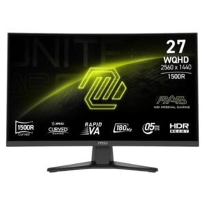 MONITOR GAMING MSI MAG 275CQF E18 27" CURVO 2560 X 1440 180H