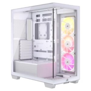 CASE CORSAIR 3500X ARGB WHITE MID TOWER VENTILADORES 3 DE 12