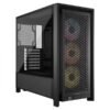 CASE RGB CORSAIR FRAME 4000D RS MID TOWER VENTILADORES 3 DE