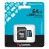 MEMORIA MICRO SD 64GB KINGSTON SDCG4/64GB UHS-I V30 200 MB/S