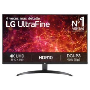 MONITOR GAMING LG 32UR500K-B 31.5" PLANO 3840 X 2160 60HZ 4K