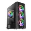 CASE FRGB AEROCOOL PRISM-G-BK-V2 MID TOWER VENTILADORES 4 DE