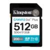 MEMORIA MICRO SDXC 512GB KINGSTON CLASE 10 200 MB/S / 160 MB