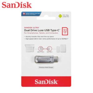 LLAVE MAYA-USB 3.1 DUAL DRIVE LUXE TIPO C 32GB SANDISK ORIG