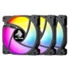 ABANICOS ARGB EAGLE WARRIOR FCF2L3W5007C 3X120MM W/6 PIN CON