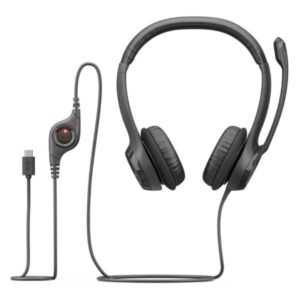 HEADSET LOGITECH H390 ALÁMBRICO USB-C 981-001575 NEGRO