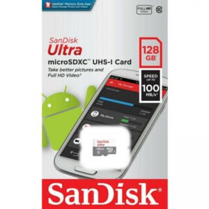 MICROSD SANDISK ULTRA 128GB 100MBS ORIG