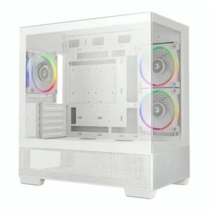 CASE ARGB DEEPCOOL CG380 3F WH MID TOWER VENTILADORES 3 DE 1