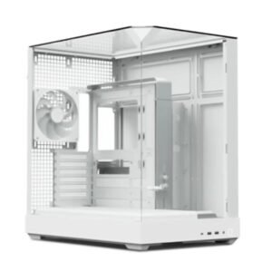 CASE APNX V2-WT-V1 MID TOWER 4 VENTILADORES CON PANEL LATERA